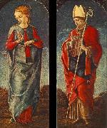 Cosimo Tura Virgin Announced and St Maurelio oil